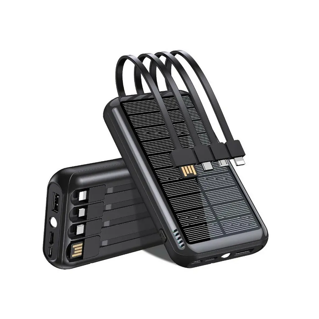 Зовнішній акумулятор із сонячною панеллю Mibrand Extrem 20000mAh solar MI20K/S4W - фото 2
