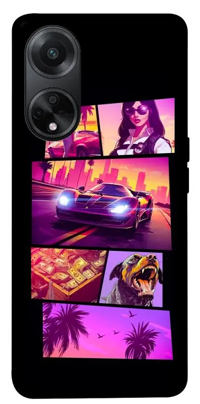 TPU чохол Demsky GTA vibes для Oppo A58 4G