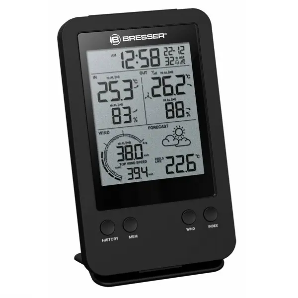 Метеостанція Bresser 3-in-1 Profi Wind Gauge Black (7002531) - фото 2