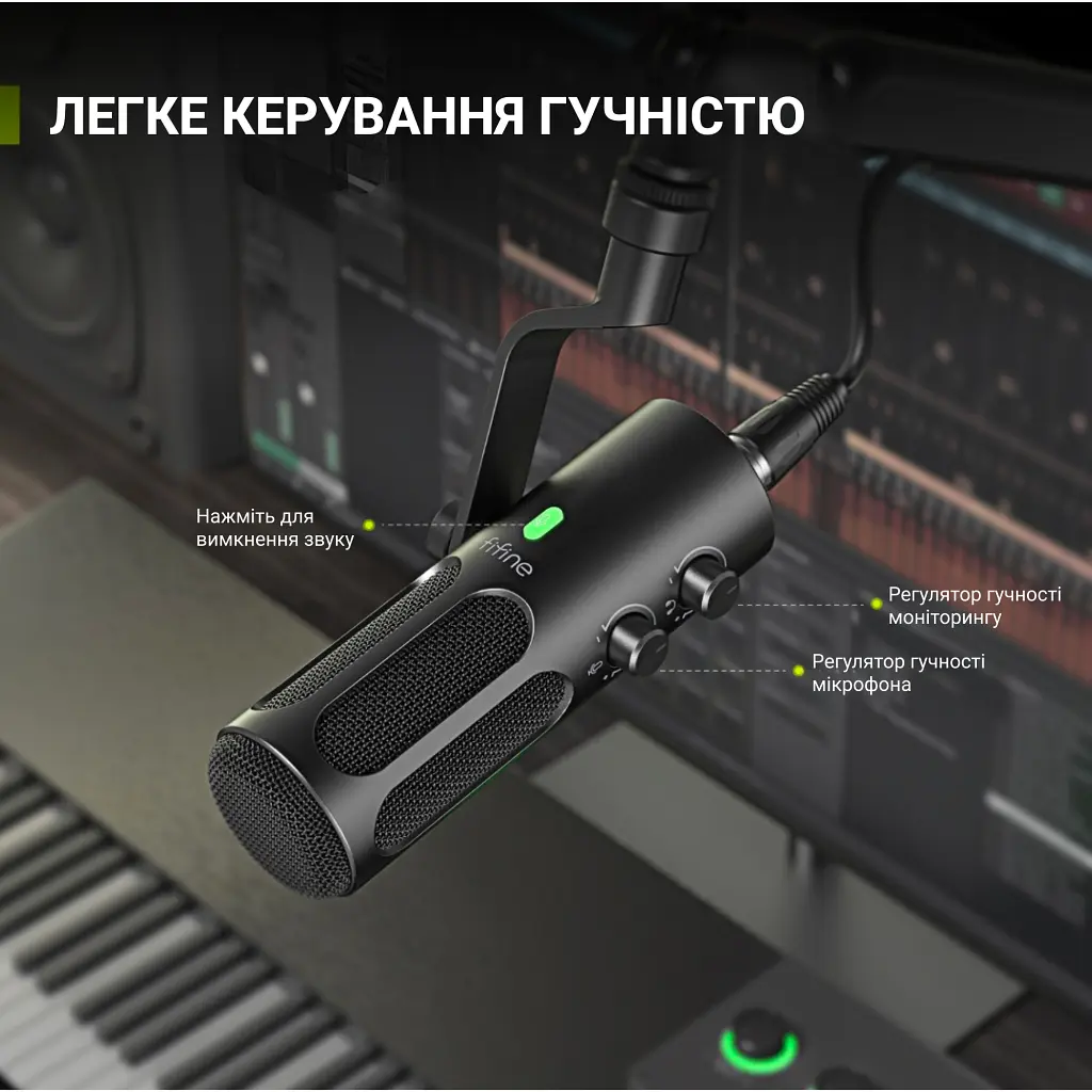 Микрофон Fifine Tank 3 USB/XLR Black (Tank3) - фото 7