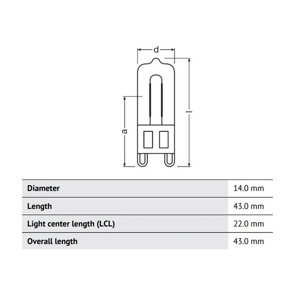 Лампочка Osram LEDVANCE HALOPIN ECO 33W/460Lm/2700K G9 (4008321208668) - фото 3