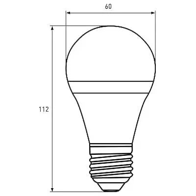Лампочка Eurolamp E27 (MLP-LED-A60-10274(E)) - фото 3
