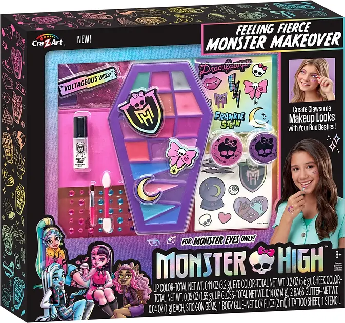 Набір дитячої косметики Monster High Feeling Fierce Makeover Cra-Z-Art det0017639 - фото 9