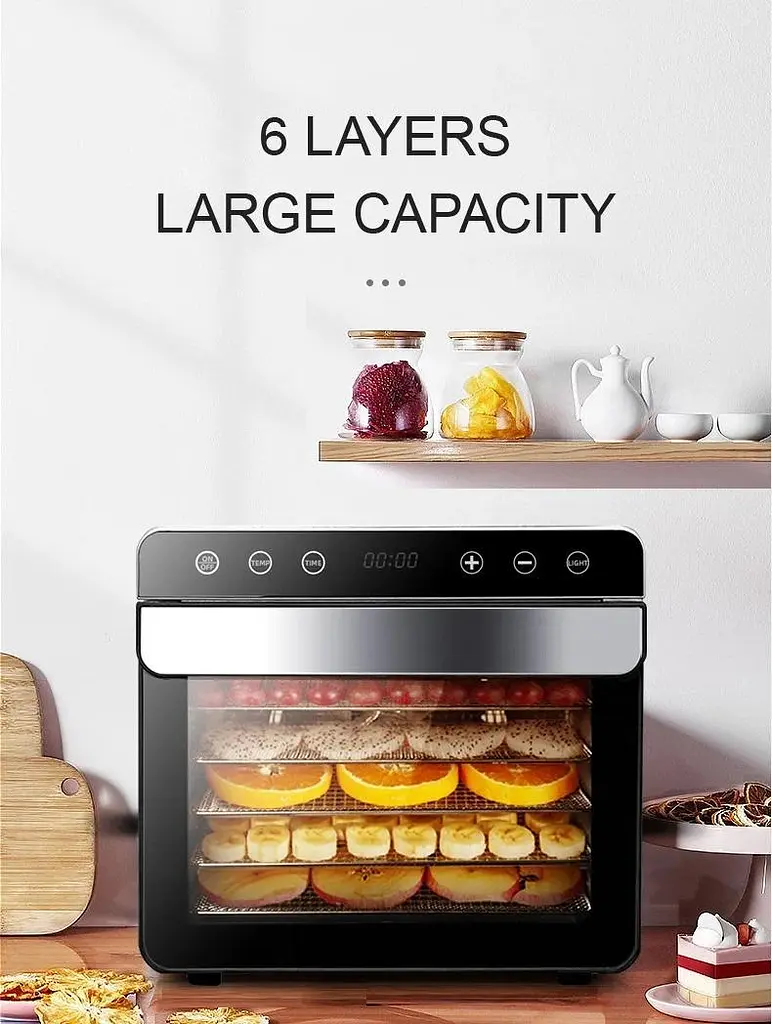 Дегидратор-сушилка для овощей фруктов мяса грибов SS-06A - фото 6