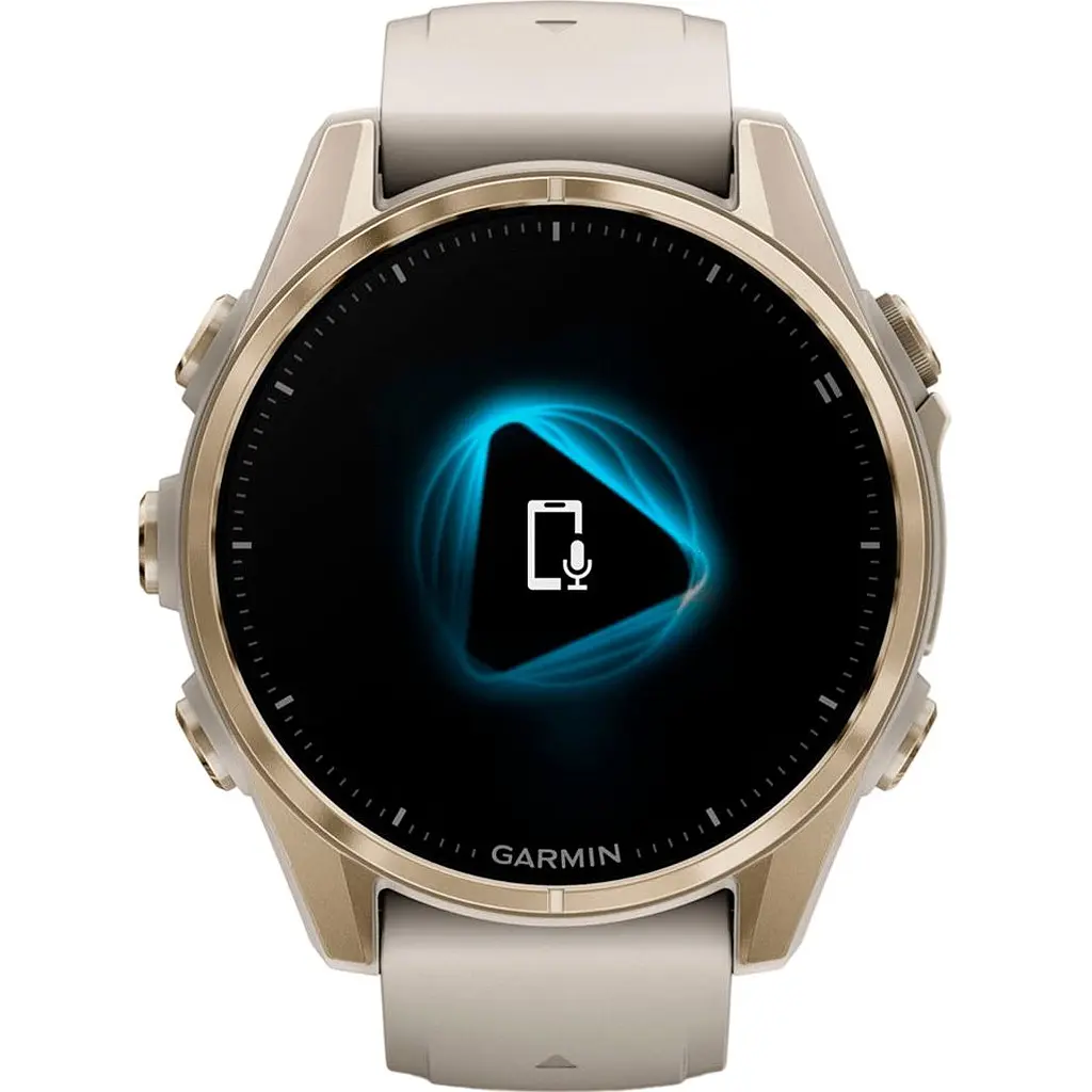 Смарт-годинник Garmin Fenix 8 AMOLED Sapphire 43mm Soft Gold with Fog Gray/Dark Sandstone Silicone Band (010-02903-10) [115093] - фото 7
