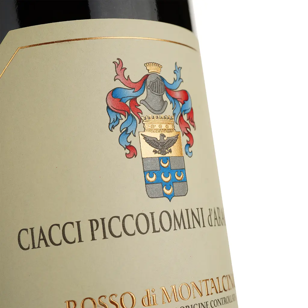 Вино Ciacci Piccolomini d'Aragona Rosso di Montalcino, 14%, 0,75 л - фото 3