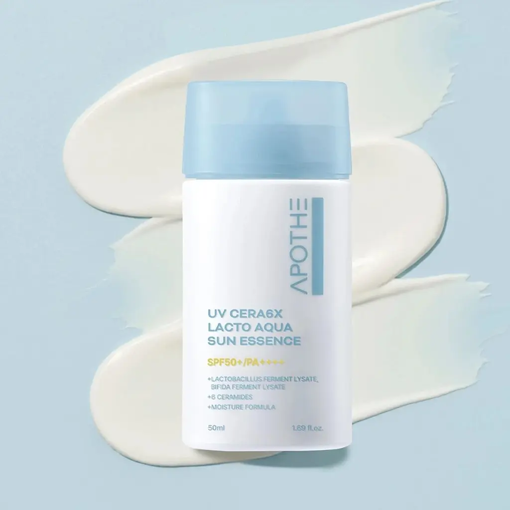 Сонцезахисна есенція UV Cera 6X Lacto Aqua Sun Essence APOTHE 50 мл - фото 2