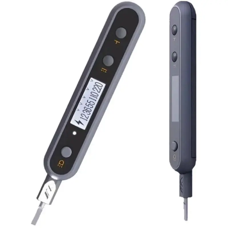 Викрутка-тестер напруги Xiaomi JIMIHOME Digital Display Electric Test Pen Black (JM-G27004) - фото 2