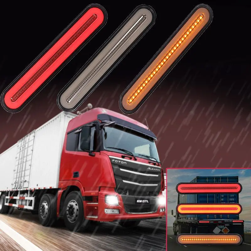 Задній ліхтар LED 12 / 24V поворотний стоп - страбоскоп 15x4,3 см 1 шт. G Wagon - фото 6
