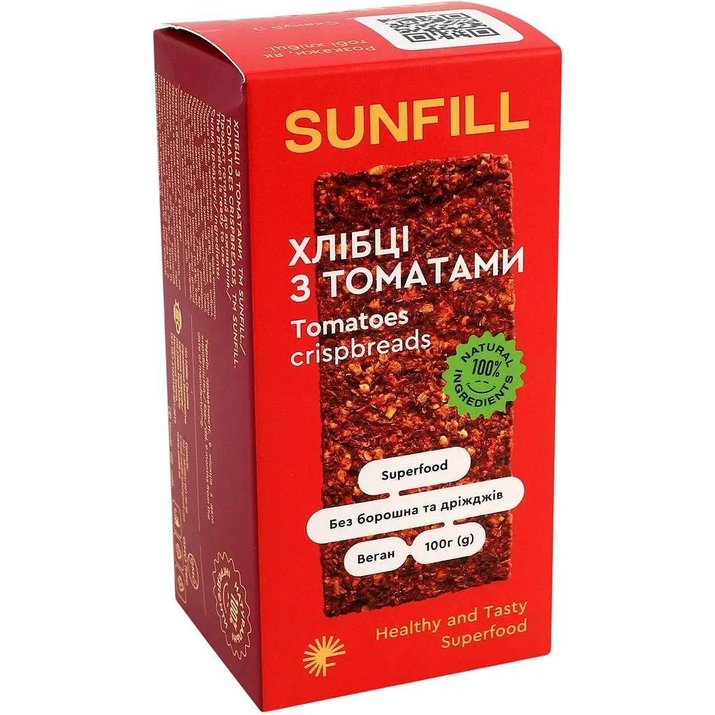 Хлебцы SunFill с томатами 100 г (922079) - фото 2