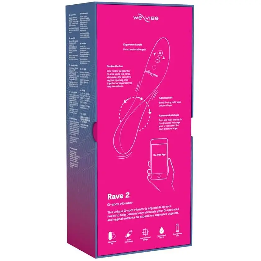 Смарт-вибратор We-Vibe Rave 2 Twisted Pleasure Pink - фото 9