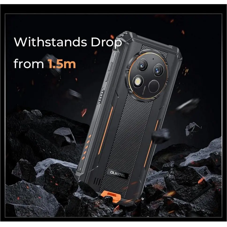 Смартфон Oulitel WP28E 4/64GB Black - фото 3