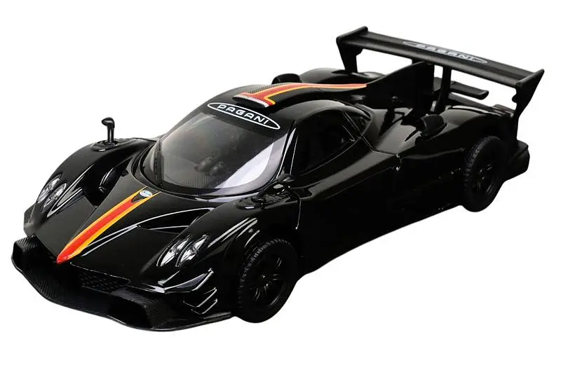 Іграшкова машинка гоночна Pagani Zonda Revolucion 1:32 Автопром світлозвукові ефекти металева 68314, в коробці 18x9x8 см - фото 5