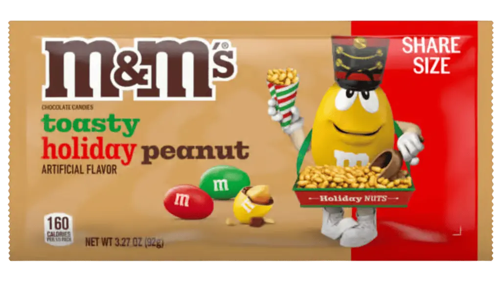 Драже M&M's Toasty Holiday Peanut 92г