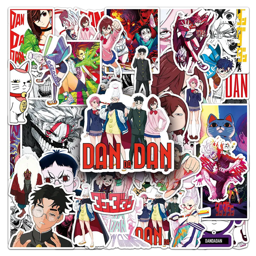 Стікерпак Дандадан Набір наклейок GeekLand Dandadan 50 штук - фото 2