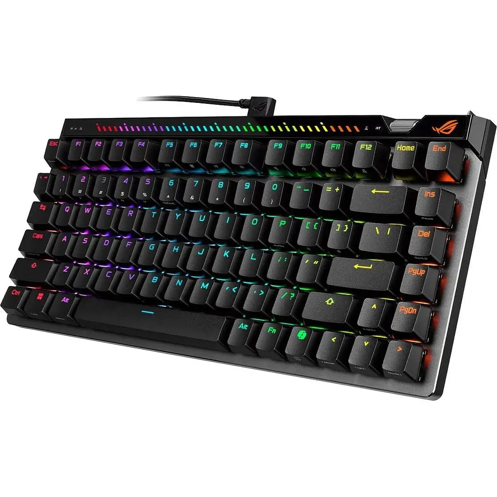 Клавіатура ASUS ROG Falchion Ace 75 HE HFX V2 Magnetic Switches USB-A EN RGB Black (90MP047H-BKUA20) - фото 3