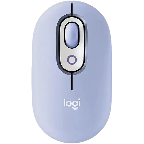 Миша бездротова Logitech Pop Mouse with Emoji Lilac (910-007414) - фото 2