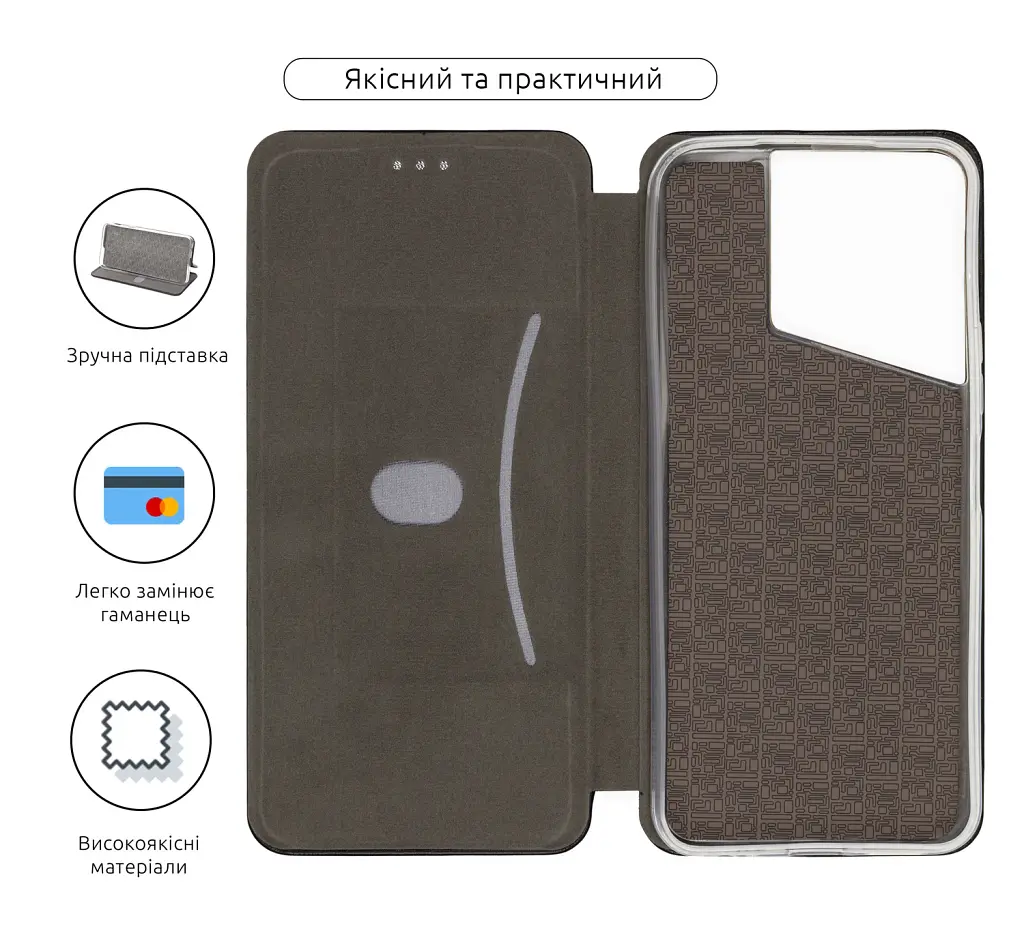 Чохол-книжка ArmorStandart G-Case для Tecno Pova Neo 3 (LH6n) Black - фото 3