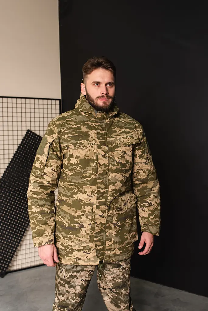 Куртка-бушлат військова чоловіча тактична Туреччина ЗСУ Піксель 8923 L - фото 9