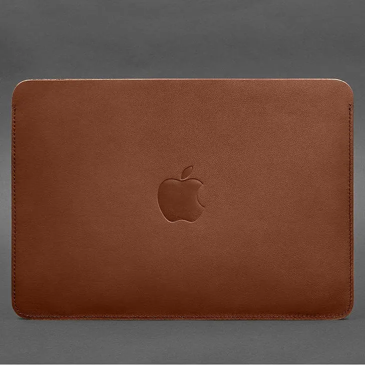 Шкіряний чохол BlankNote для MacBook Air 15-inch (2023) Світло-коричневий - фото 5