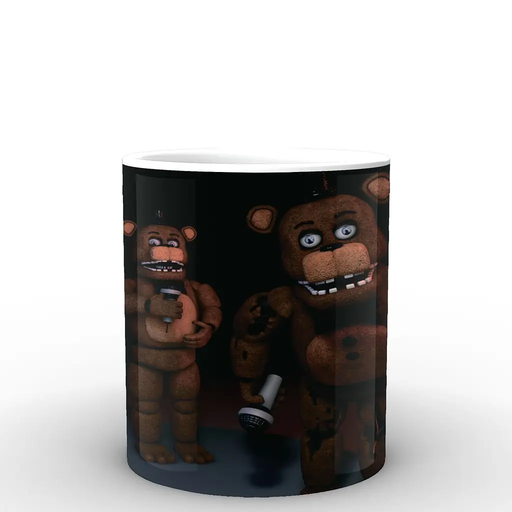 Кухоль GeekLand Five Nights At Freddys П'ять ночей з Фредді ведмедика FN.02.012 330 мл білий - фото 2