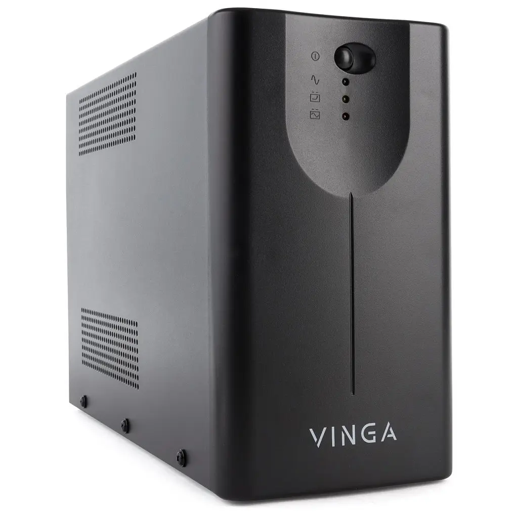 Пристрій безперебійного живлення Vinga LED 1500VA metal case (VPE-1500M) - фото 5