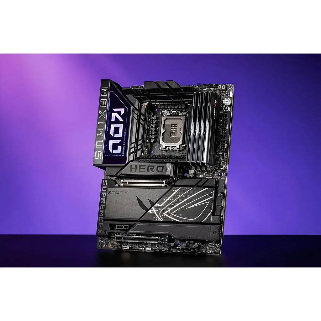 Материнська плата Asus ROG Maximus Z890 HERO s1851 Z890 4xDDR5 M.2 Thunderbolt HDMI Wi-Fi BT ATX - фото 2