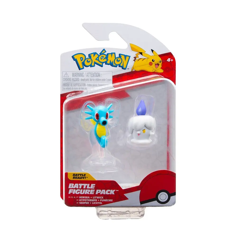Набір ігрових фігурок Pokemon W15 Battle figure Horseа + Litwick (PKW3008) - фото 2