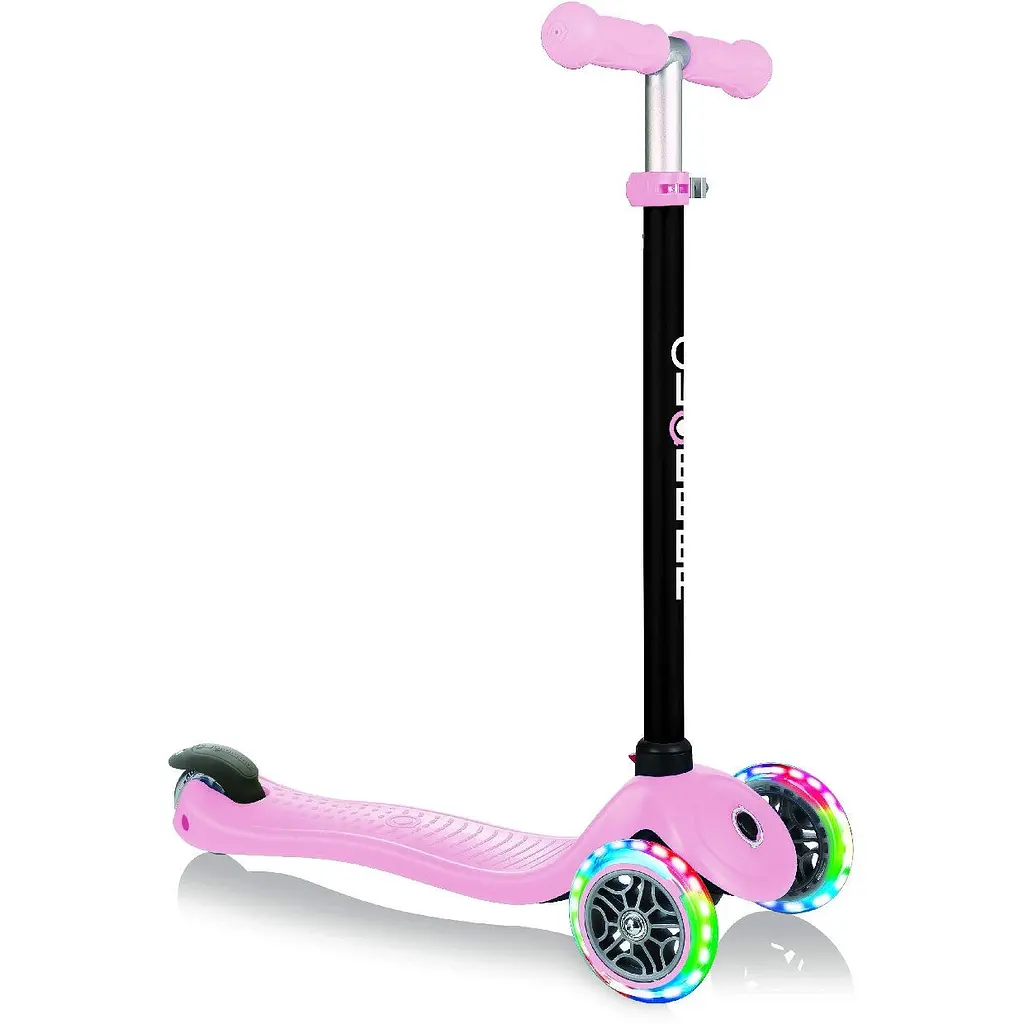 Самокат Globber Go Up Sporty з підсвічуванням світло-рожевий (452-210-3) - фото 3