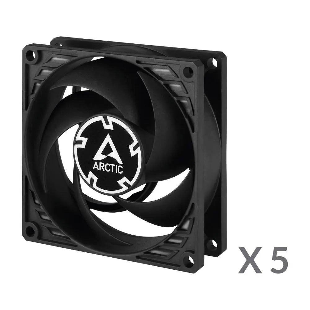Корпусний вентилятор 80 мм Arctic P8 PWM PST 5pcs ACFAN00154A Black - фото 3