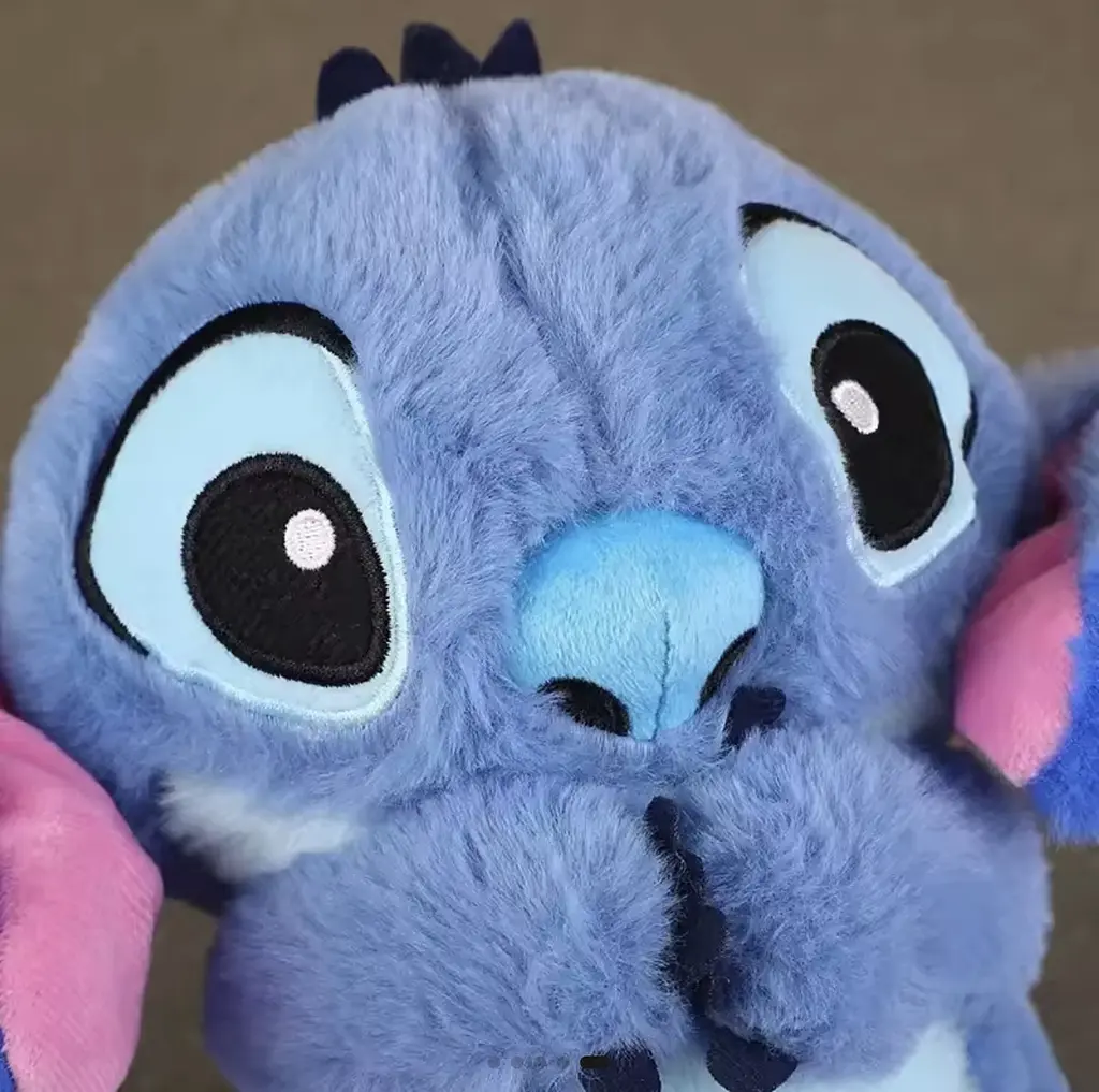 Іграшка м'яка плюшева інтерактивна Стіч Stitch що світиться та "дихає" з батарейками - нічник - подарунок дитині - фото 4