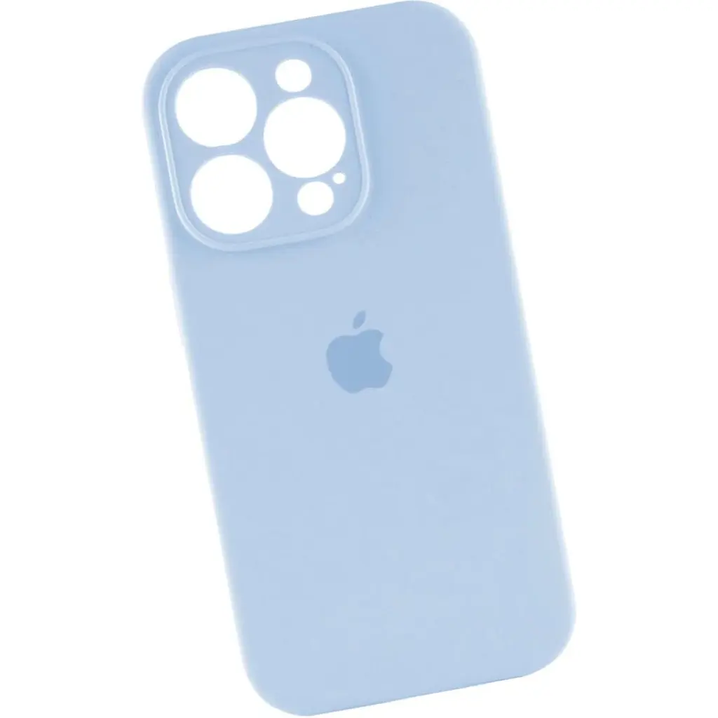 Чохол Silicone Case Camera Protect для Apple iPhone 16 Pro Mist Blue AA [117100] - фото 3