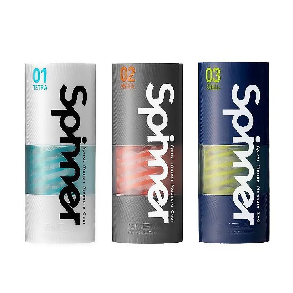 Мастурбатор Tenga Spinner 01 Tetra, динамічне обертання та інтенсивна текстура з тетраедрів - фото 7