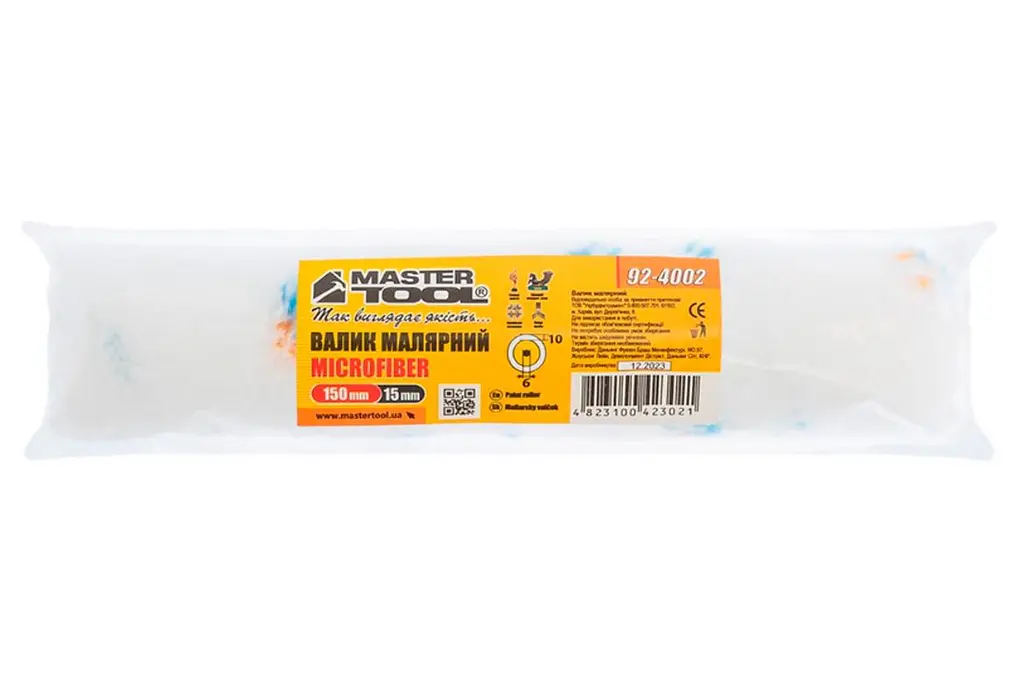 Малярний валик Mastertool 15 х 150 x 6мм мікрофібра - фото 3