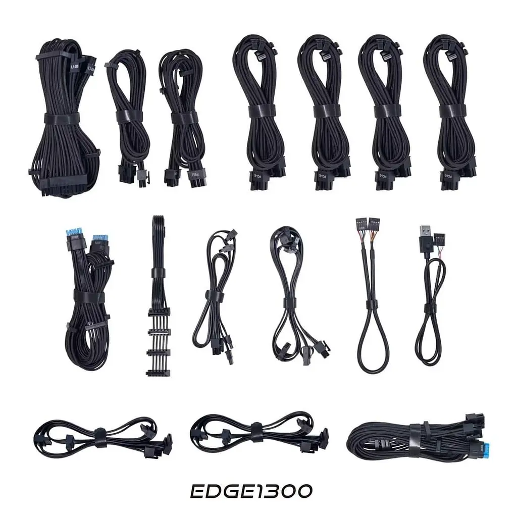 Блок питания Lian Li EDGE1300 1300W 80 PLUS PLATINUM BLACK (G9P.EG1300.BE00.EU) - фото 11
