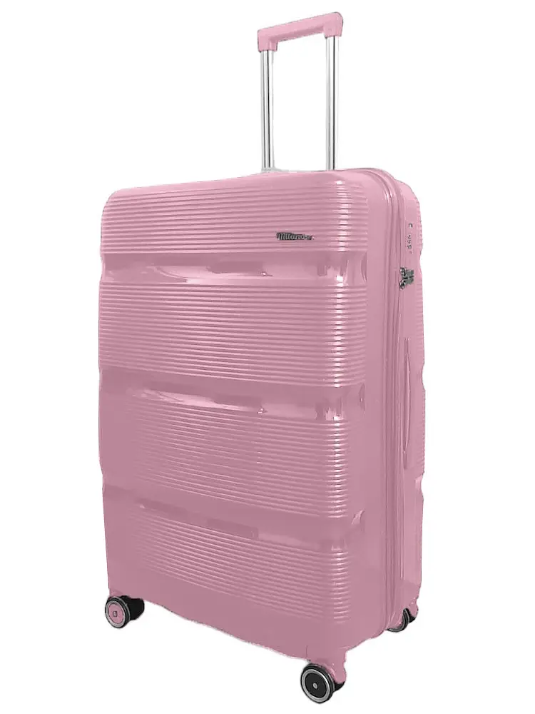 Валіза велика Milano bag 0307 поліпропілен Рожевий - фото 2