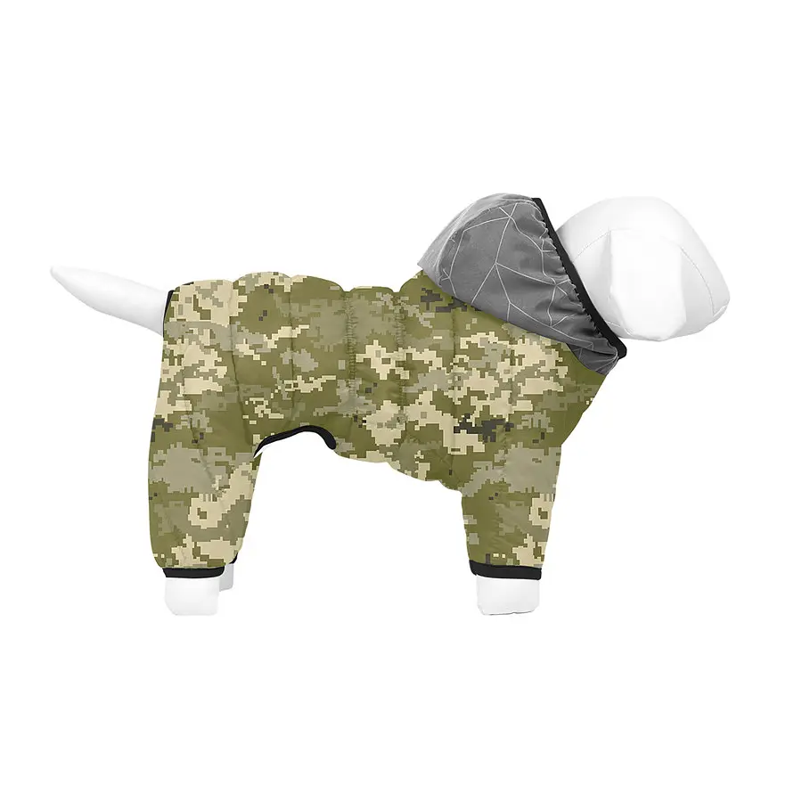Комбинезон для собак Waudog Clothes рисунок Милитари XS25 В 36-38 см С 24-26 см   - фото 4