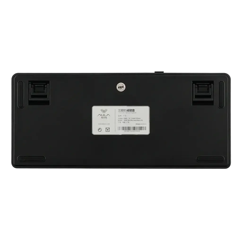 Ігрова механічна клавіатура AULA F75 / Три режими підключення / Leobog Axis Reaper Switch / Black - фото 7