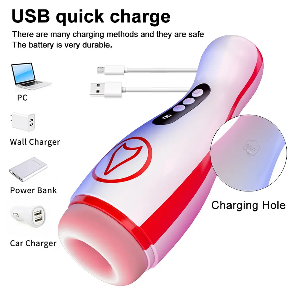 Автоматичний мастурбатор Masturbation Cup, 7 Suction Power, 7 Vibration Setting Boss Series 63-00069 103639 - фото 5