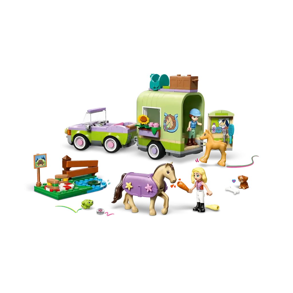 Конструктор LEGO Friends Прицеп для коня и жеребенка 279 (42695) - фото 4