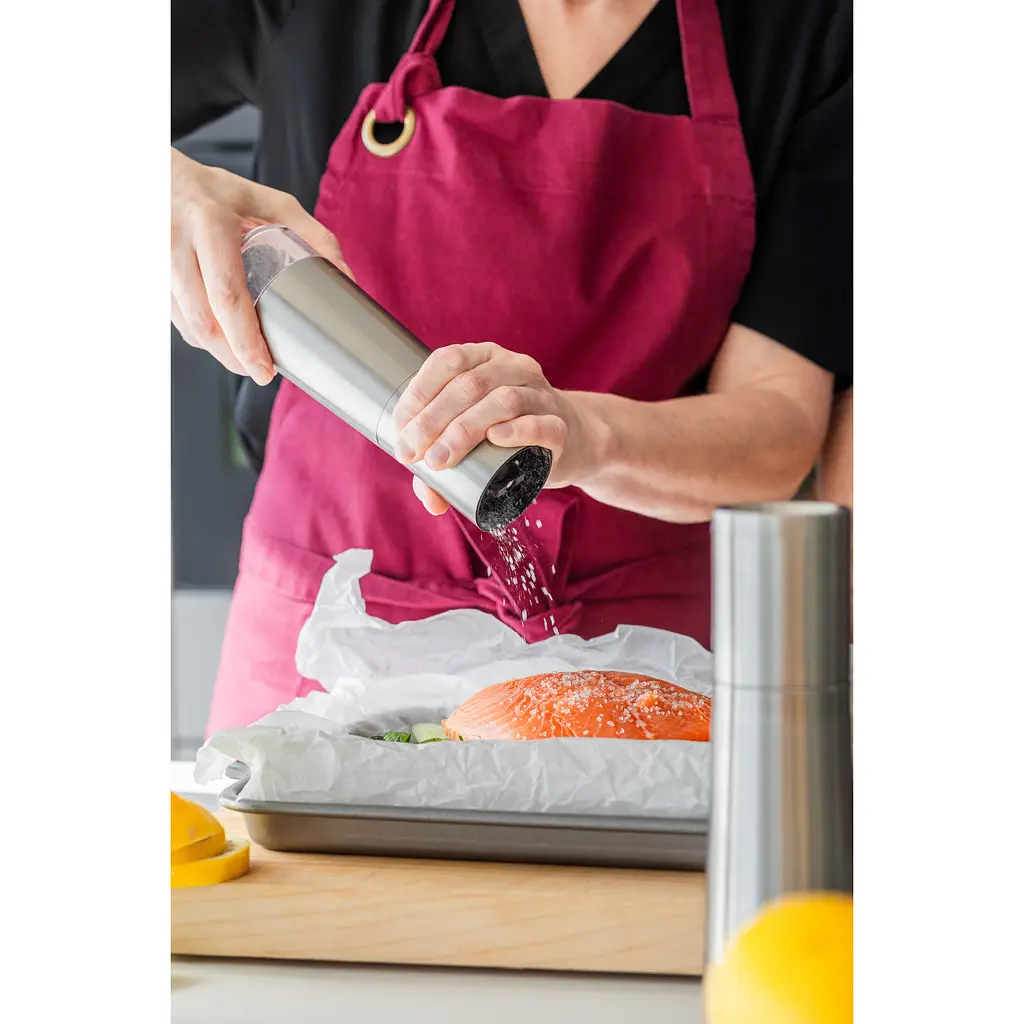 Набір млинків для солі та перцю KitchenAid Universal сріблястий 2 шт. (KOG988OSSSA) - фото 15