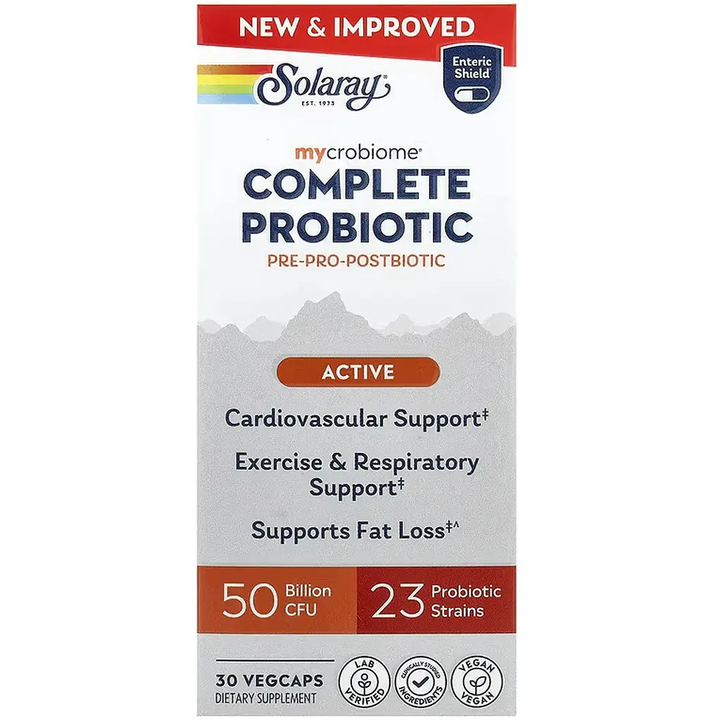 Комплекс пробіотиків Solaray Complete Probiotic Active 30 веганських капсул - фото 2