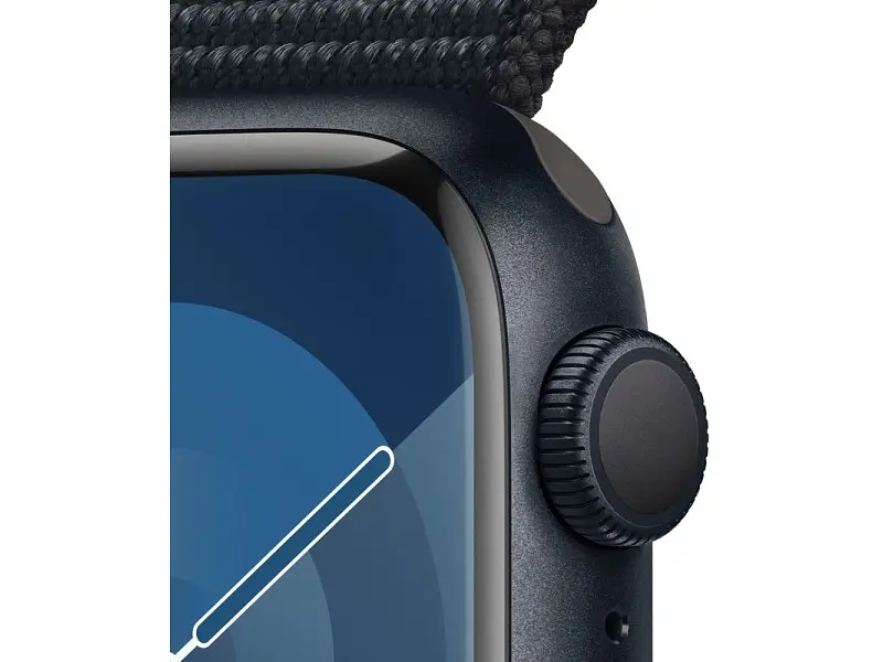 Смарт-годинник Apple Watch Series 9 GPS 41mm Midnight Aluminum Case w. Midnight Sport Loop (MR8Y3) - фото 3