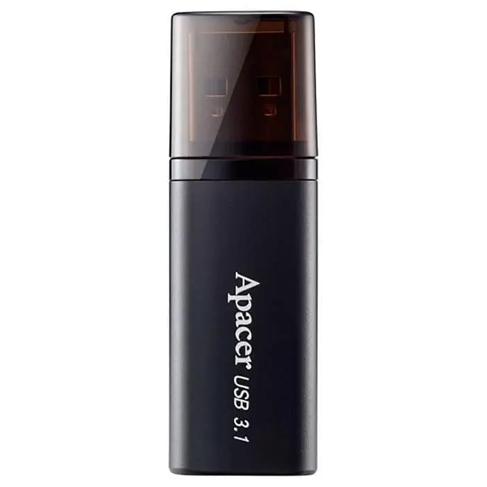 Флеш-накопичувач Apacer USB 3.1 AH25B 32Gb Black (AP32GAH25BB-1) - фото 2