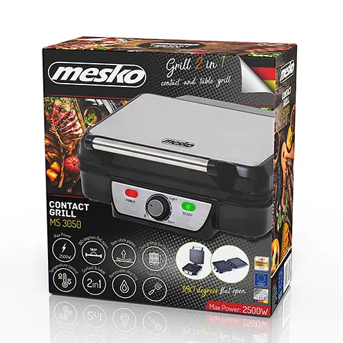 Гриль контактний Mesko MS 3050 - фото 10