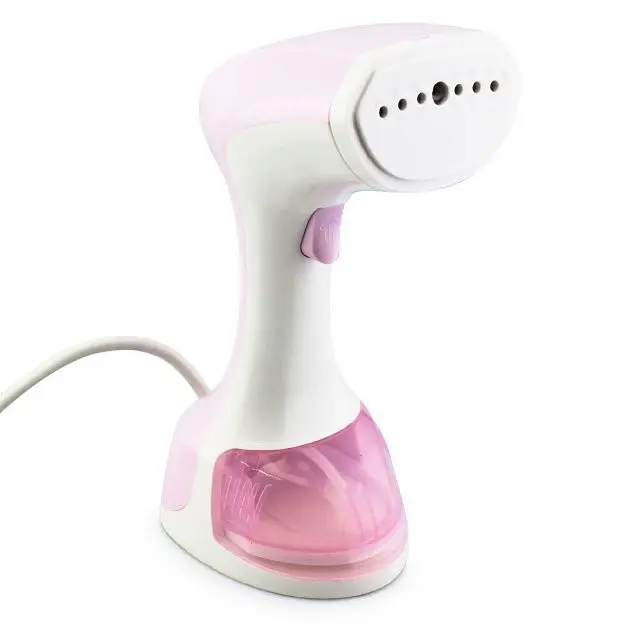 Вертикальний ручний відпарювач пароочисник для одягу та штор Handheld Garment Steamer SI-6025 рожевий - фото 5
