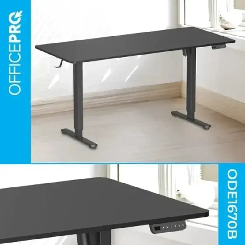 Комп'ютерний стіл OfficePro ODE1670B Black (ODE1670B) - фото 3