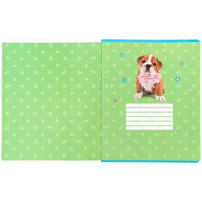 Зошит  Kite Studio Pets в клітинку 24 аркуші зелений - фото 2