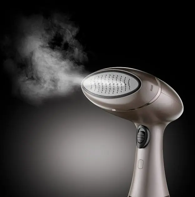 Russell Hobbs Отпариватель компактный Steam Genie Aroma, 1800Вт, 200мл, постоянный пар - 32гр, керам. подошва, черно-коричневый - фото 7