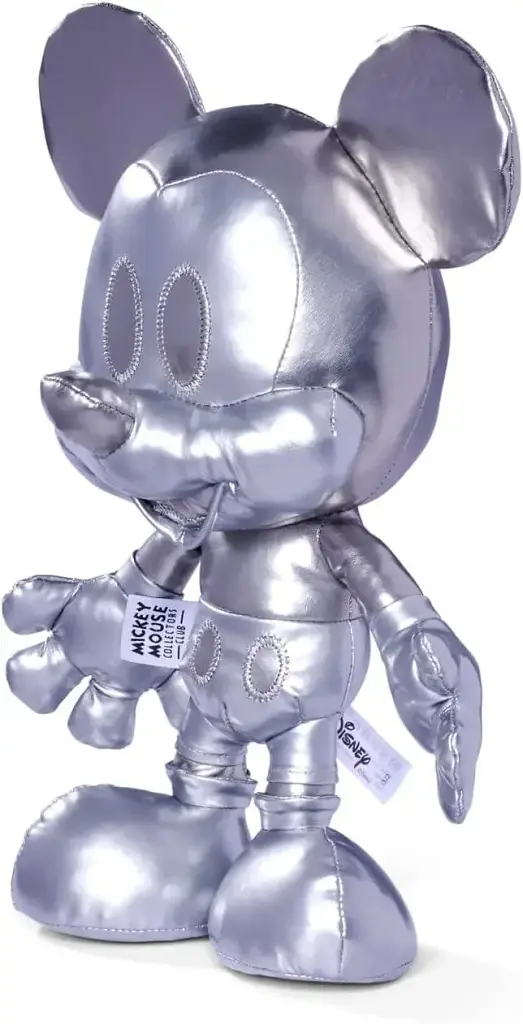 Колекційна м'яка іграшка Міккі Маус Disney Mickey Mouse Simba Collectors Club №9 Silver Edition 30 см срібляста (SKU-260) - фото 3